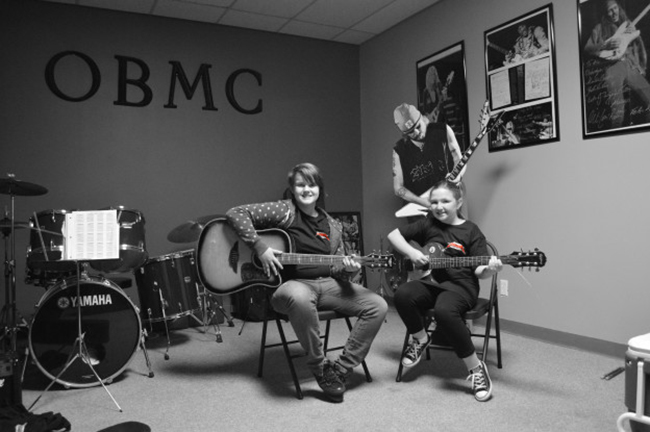 students getting lessons at Old Bridge Music Center