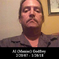 Al (Maniac) Godfrey 2/20/67 to 1/26/18
